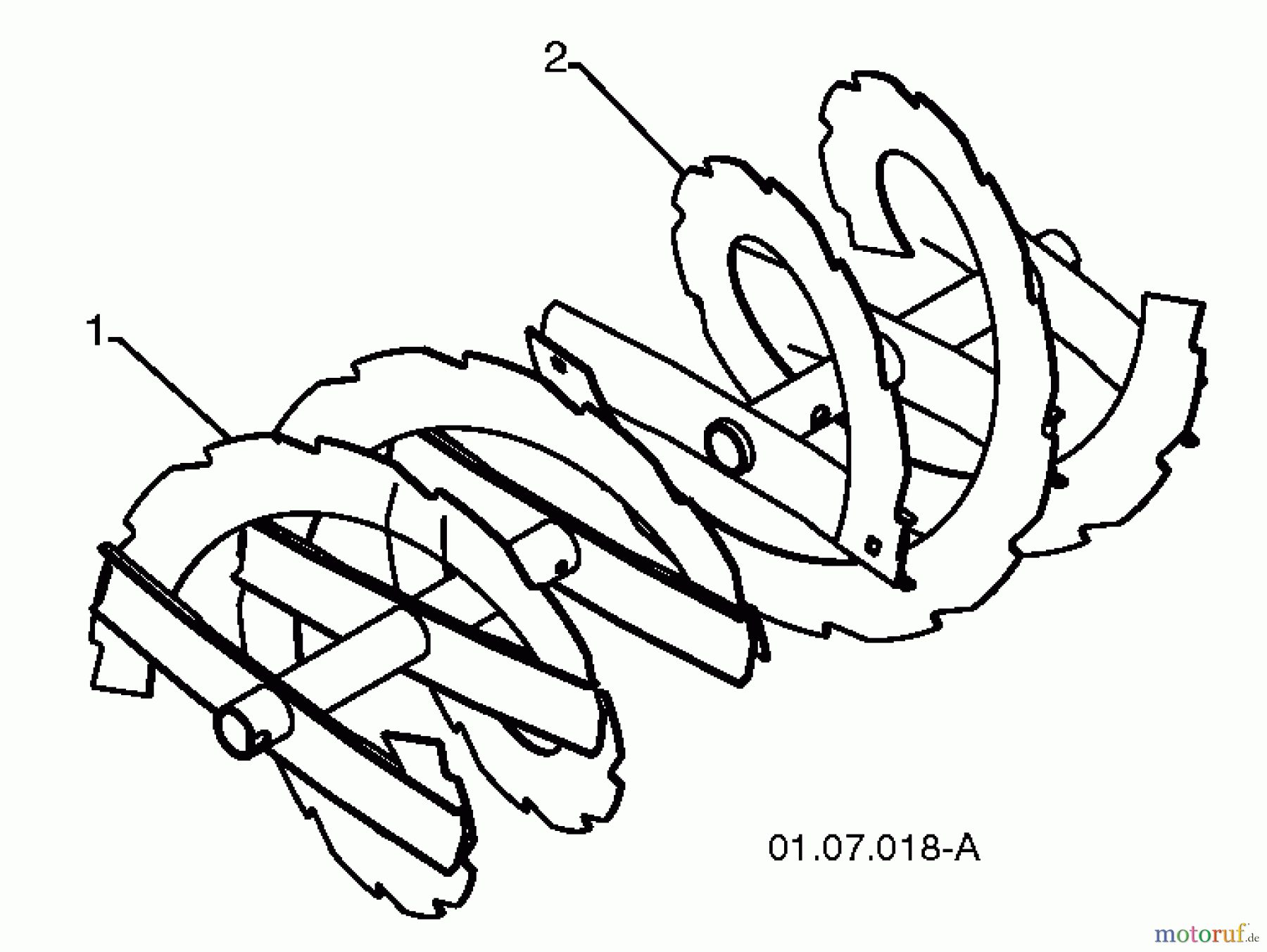 Poulan / Weed Eater Schneefräsen PR14527ES (96198004704) - Poulan Pro Snow Thrower (2012-08) AUGER HOUSING IMPELLER #3