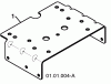 Poulan / Weed Eater PR14527ES (96198004704) - Poulan Pro Snow Thrower (2012-08) Ersatzteile CHASSIS ENGINE PULLEYS #2