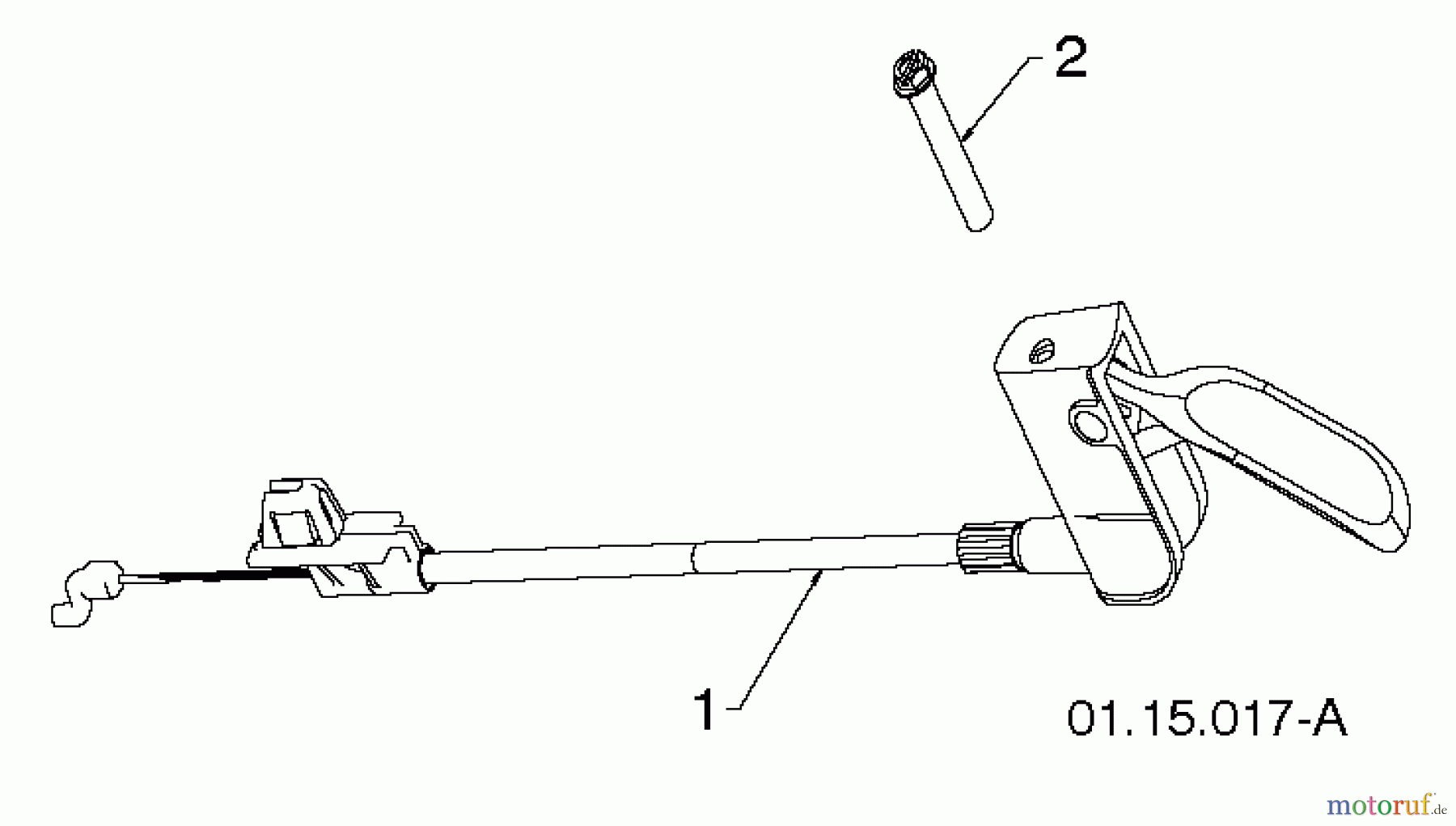  Poulan / Weed Eater Schneefräsen PR14527ES (96198004704) - Poulan Pro Snow Thrower (2012-08) CONTROL PANEL DISCHARGE CHUTE #2