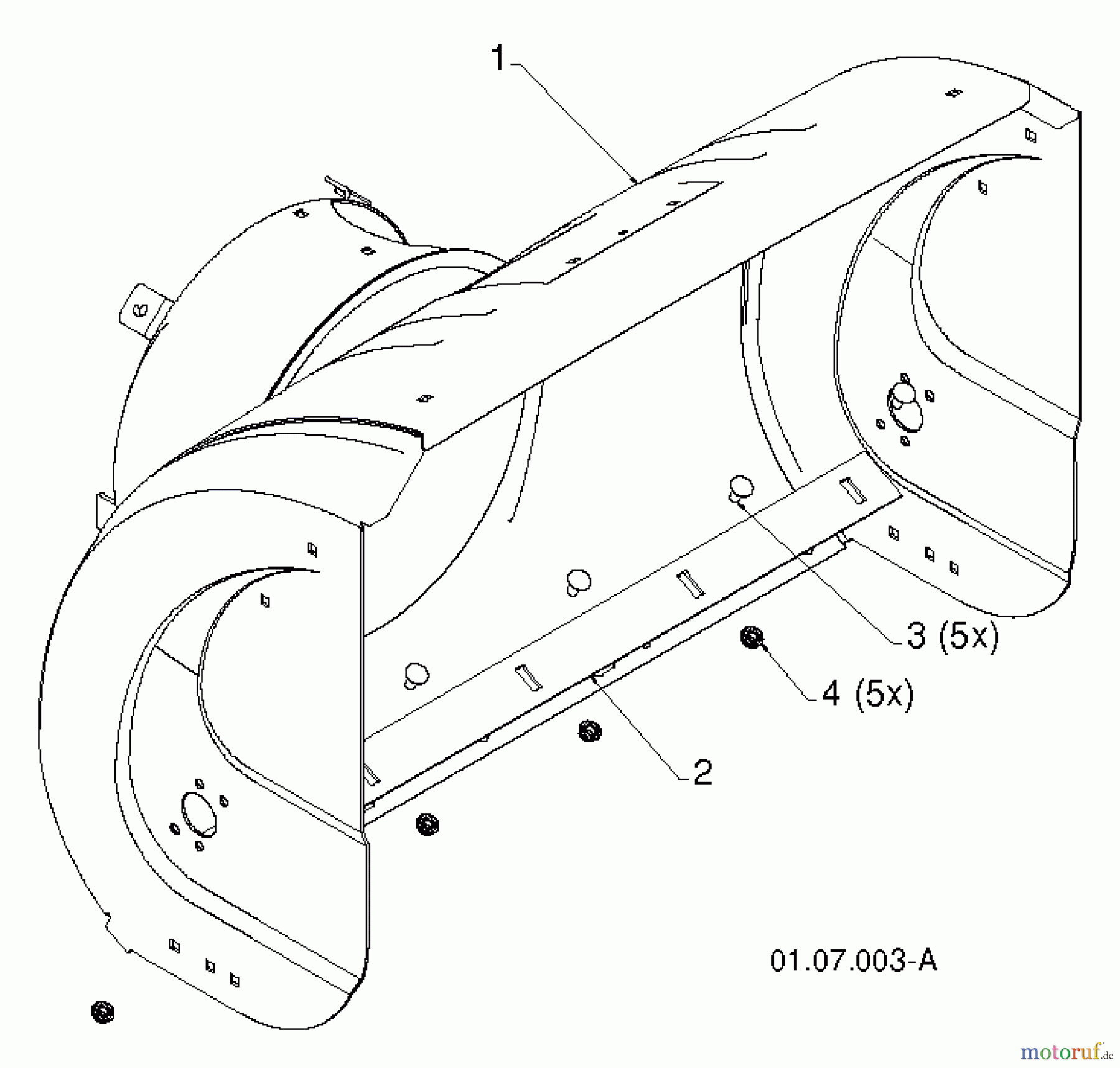 Poulan / Weed Eater Schneefräsen PR18530ES (96198004904) - Poulan Pro Snow Thrower (2012-08) AUGER HOUSING IMPELLER #4