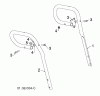 Poulan / Weed Eater PR18530ES (96198004904) - Poulan Pro Snow Thrower (2012-08) Ersatzteile HANDLE CONTROLS #1