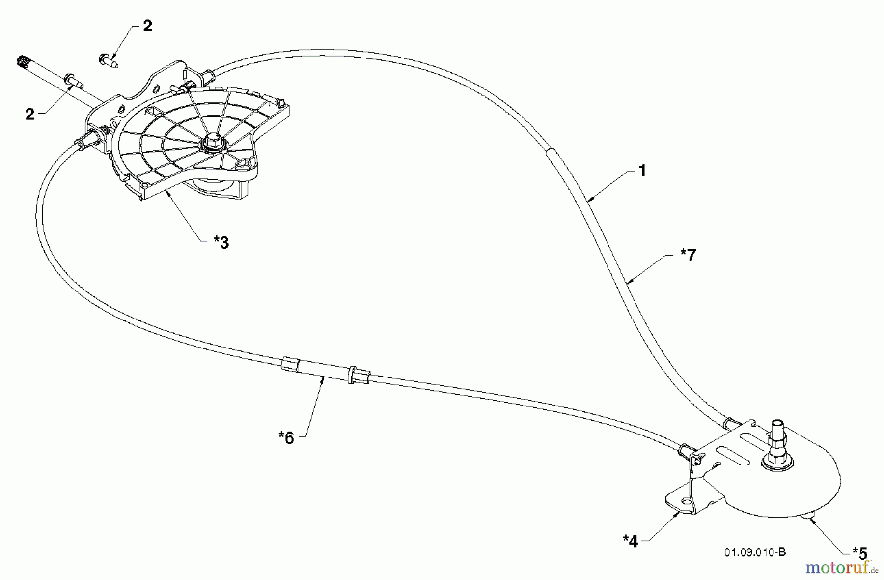 Poulan / Weed Eater Schneefräsen PR624ES (96198004604) - Poulan Pro Snow Thrower (2012-08) CONTROL PANEL DISCHARGE CHUTE #3