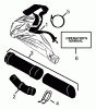 Poulan / Weed Eater GBI22 - Weed Eater Blower Ersatzteile Vacuum Attachment Kit #952-701613
