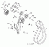 Poulan / Weed Eater PR627ES (96192003806) - Poulan Pro Snow Thrower (2013-07) Ersatzteile CHASSIS /ENGINE /PULLEY #4