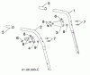 Poulan / Weed Eater PR627ES (96192003806) - Poulan Pro Snow Thrower (2013-07) Ersatzteile HANDLE #3