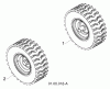 Poulan / Weed Eater PR627ES (96192003803) - Poulan Pro Snow Thrower (2012-08) Ersatzteile WHEELS TIRES