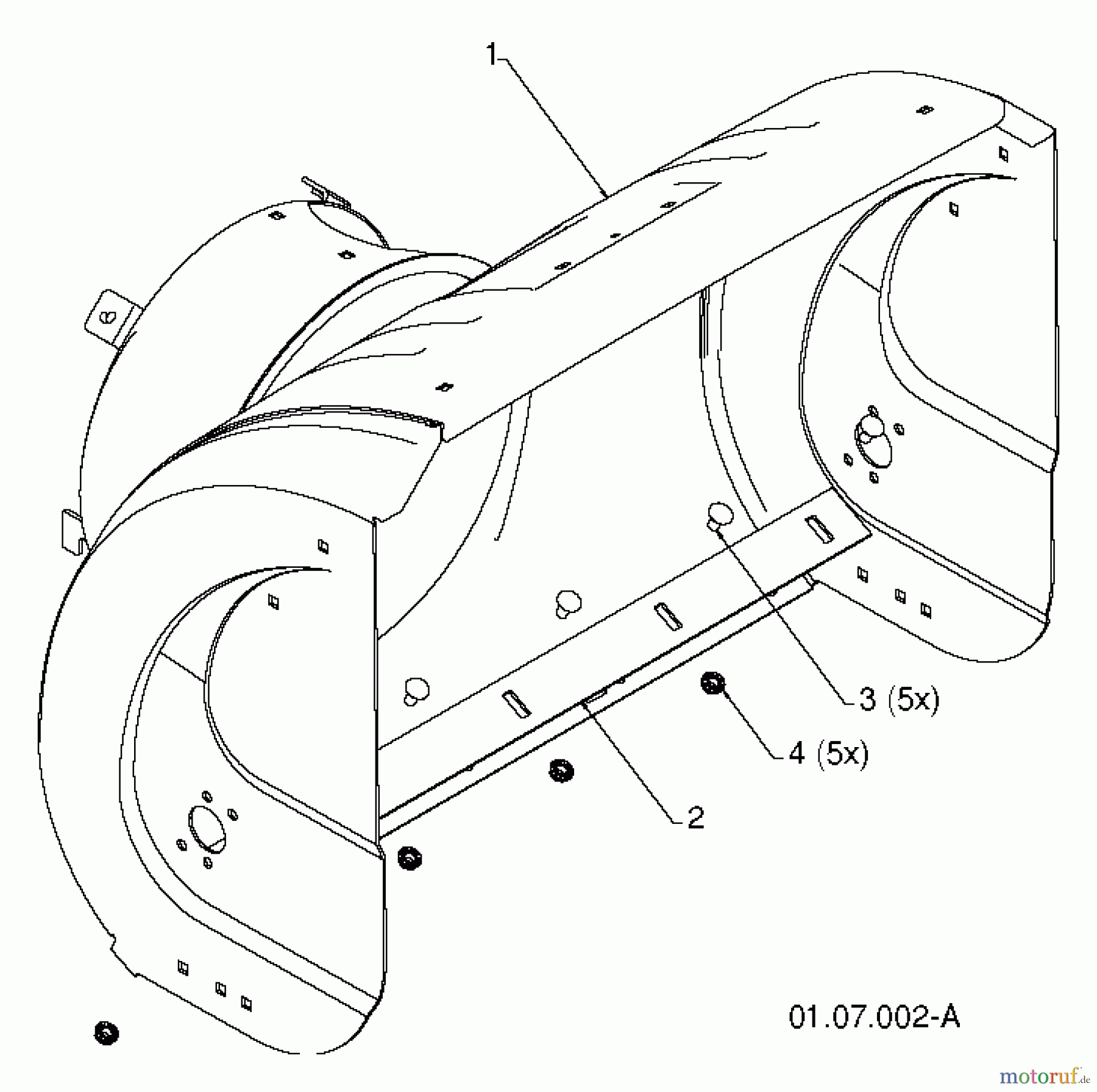 Poulan / Weed Eater Schneefräsen PR8P27ES (96192004603) - Poulan Pro Snow Thrower (2012-06) AUGER HOUSING IMPELLER #4
