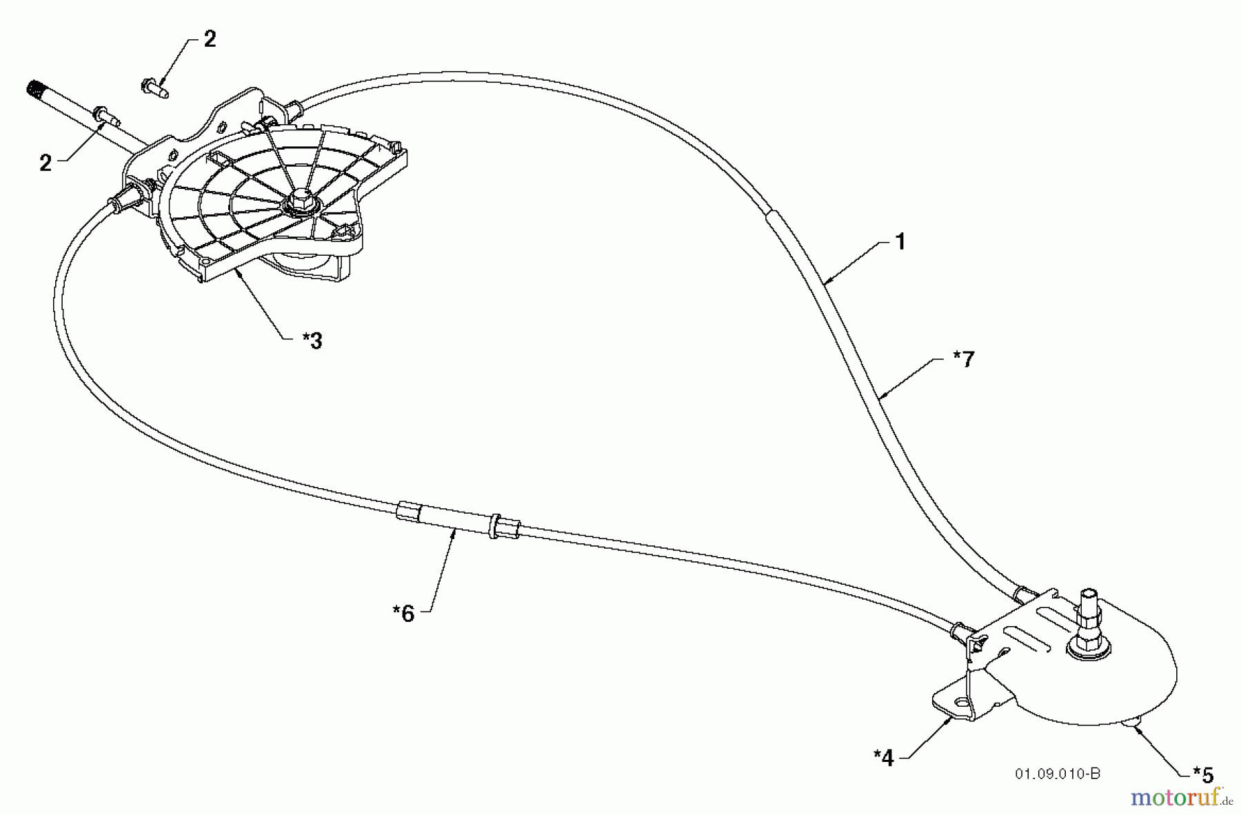 Poulan / Weed Eater Schneefräsen PR8P27ES (96192004603) - Poulan Pro Snow Thrower (2012-06) CONTROL PANEL DISCHARGE CHUTE #2
