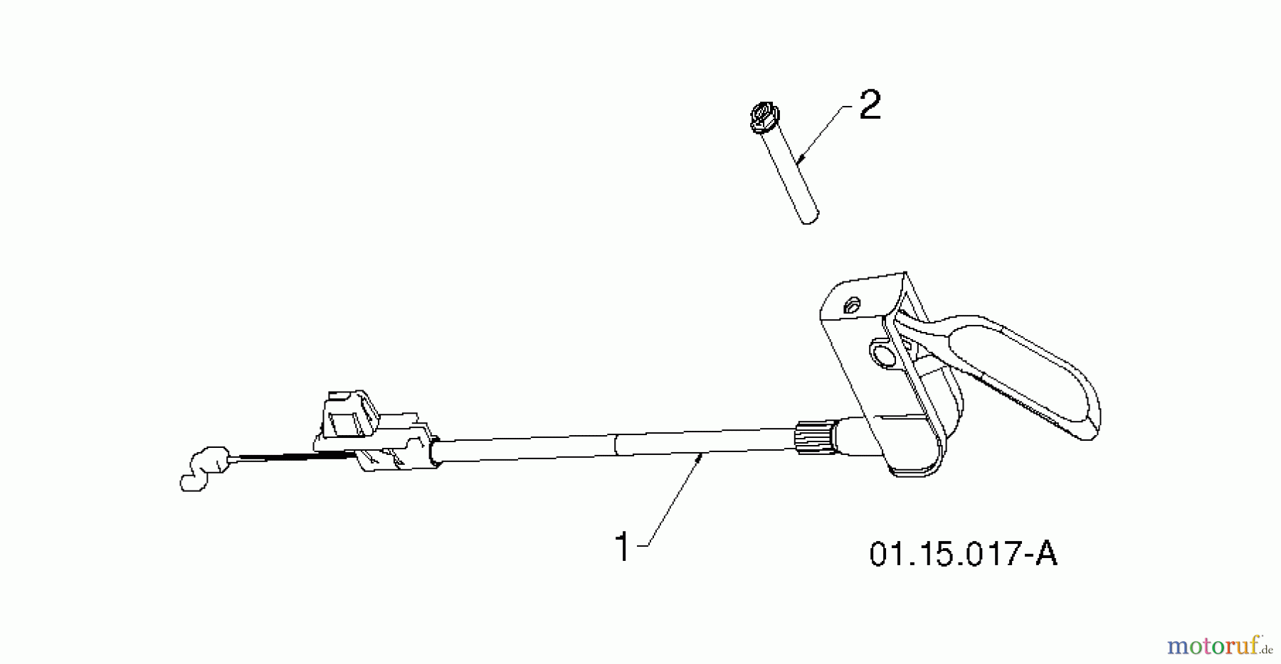 Poulan / Weed Eater Schneefräsen PR8P27ES (96192004605) - Poulan Pro Snow Thrower (2012-08) CONTROL PANEL DISCHARGE CHUTE #2