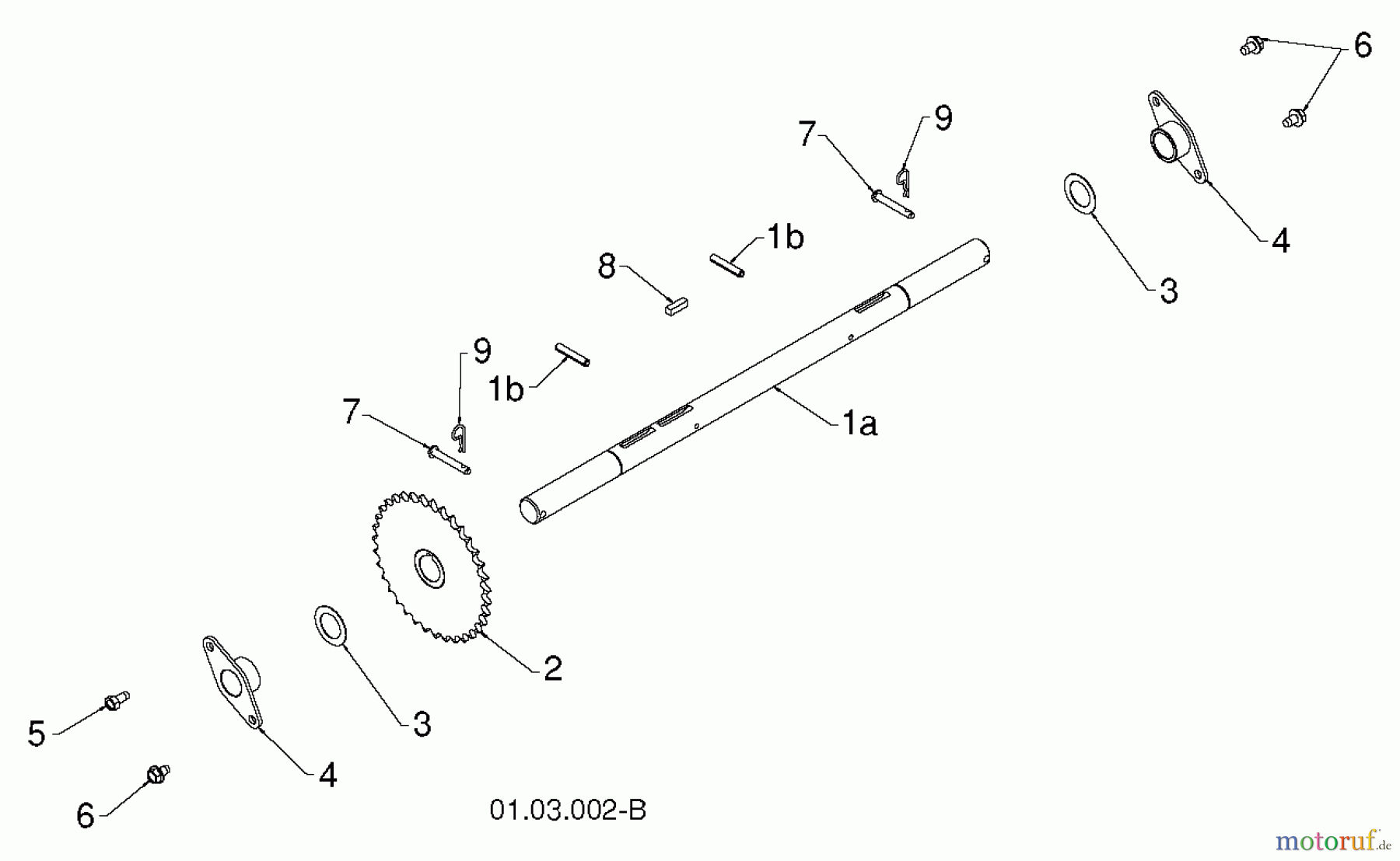 Poulan / Weed Eater Schneefräsen PR8P27ES (96192004605) - Poulan Pro Snow Thrower (2012-08) DRIVE #1