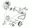 Poulan / Weed Eater PPFT3B - Poulan Pro Front-Tine Tiller Ersatzteile BELT GUARD AND PULLEY ASSEMBLY