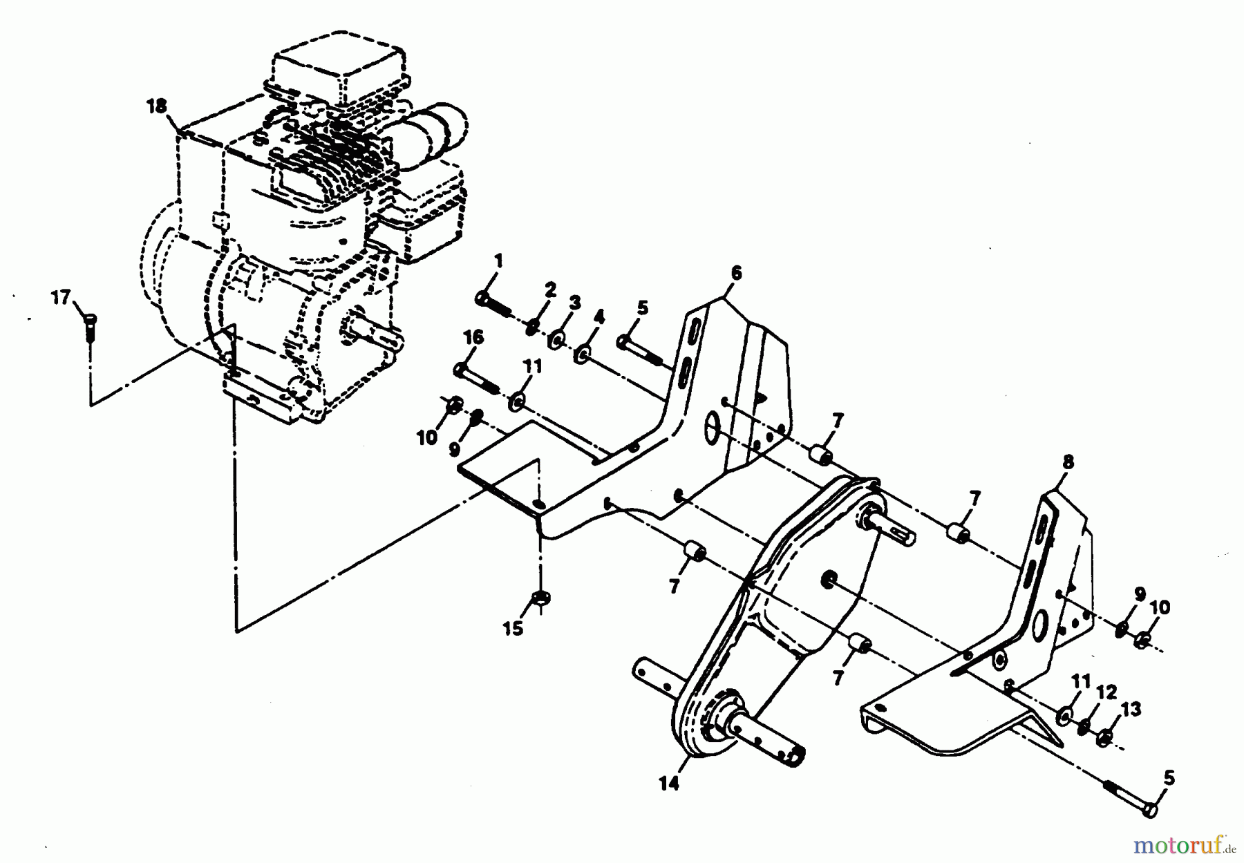 Poulan / Weed Eater Motorhacken / Kultivierer PPFT3 - Poulan Pro Front-Tine Tiller TRANSMISSION