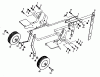 Poulan / Weed Eater PPFT3B - Poulan Pro Front-Tine Tiller Ersatzteile WHEEL AND DEPTH STAKE ASSEMBLY