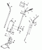 Poulan / Weed Eater PPFT3KA - Poulan Pro Front-Tine Tiller Ersatzteile HANDLE ASSEMBLY