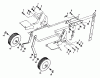 Poulan / Weed Eater PPFT3KA - Poulan Pro Front-Tine Tiller Ersatzteile WHEEL AND DEPTH STAKE ASSEMBLY