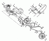 Poulan / Weed Eater PPRT8J - Poulan Pro Rear-Tine Tiller Ersatzteile MAINFRAME, LEFT SIDE