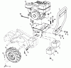 Poulan / Weed Eater PPRT8J - Poulan Pro Rear-Tine Tiller Ersatzteile MAINFRAME, RIGHT SIDE