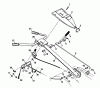 Poulan / Weed Eater PPRT8KA - Poulan Pro Rear-Tine Tiller Ersatzteile HANDLE ASSEMBLY