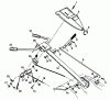 Poulan / Weed Eater PPRT5J - Poulan Pro Rear-Tine Tiller Ersatzteile HANDLE ASSEMBLY