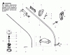 Poulan / Weed Eater 112 - Poulan Pro String Trimmer Ersatzteile Handle & Shaft Assy.