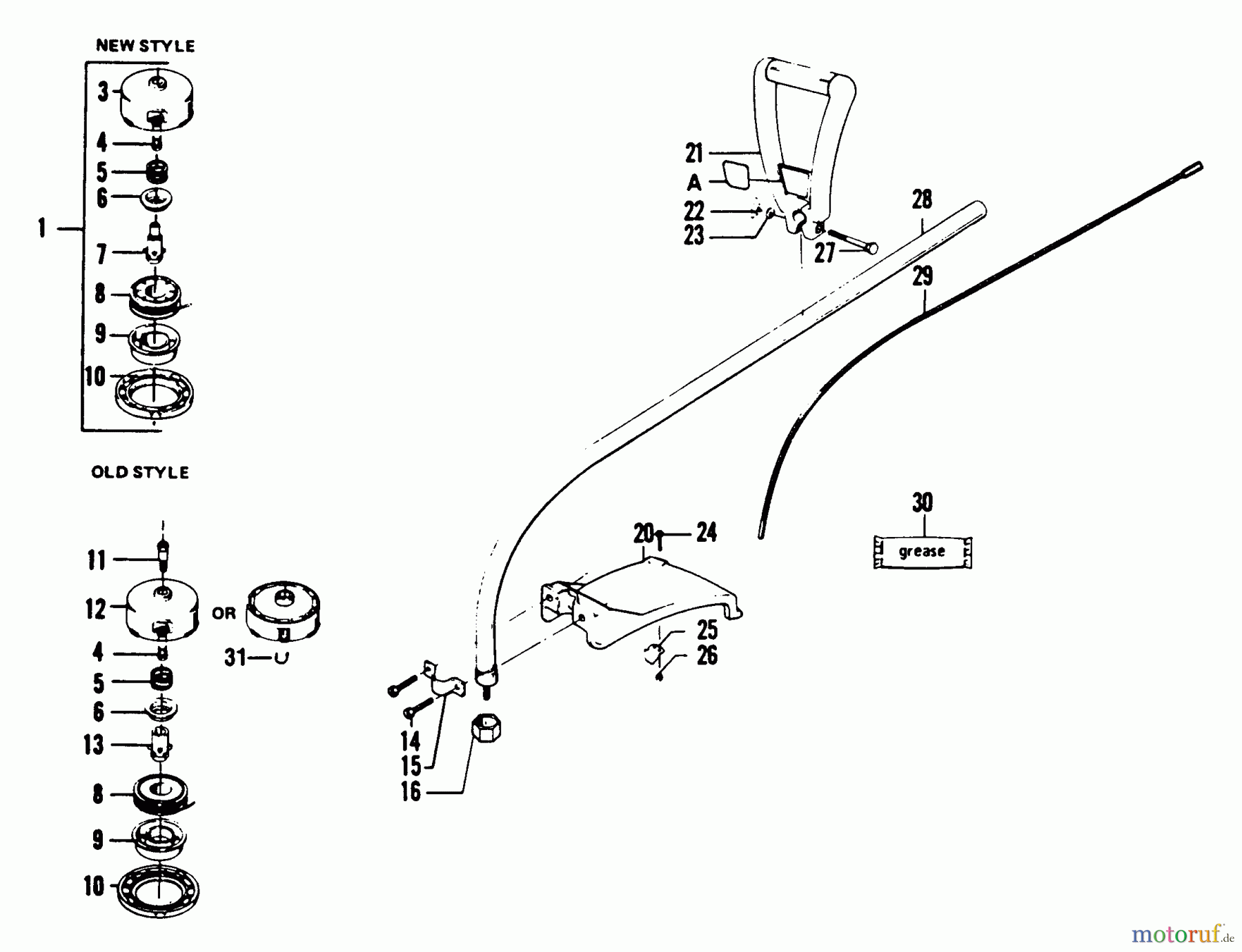 Poulan / Weed Eater Motorsensen, Trimmer 1500 - Weed Eater String Trimmer Drive Shaft Assembly