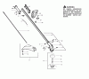 Poulan / Weed Eater 25HO - Weed Eater High Output String Trimmer Ersatzteile Drive Shaft & Cutting Head
