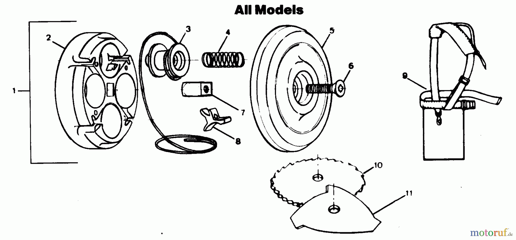 Poulan / Weed Eater Motorsensen, Trimmer 650 - Weed Eater String Trimmer CUTTING HEAD ASSEMBLY