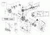 Poulan / Weed Eater BC2400 (Type 2) - Weed Eater String Trimmer Ersatzteile Engine Assembly Type 1 & 2