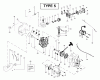 Poulan / Weed Eater BC2400 (Type 5) - Weed Eater String Trimmer Ersatzteile Engine Assembly Type 5