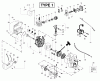 Poulan / Weed Eater BC2500LE (Type 1) - Weed Eater String Trimmer Ersatzteile Engine Assembly Type 1