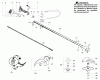 Poulan / Weed Eater BC3150 - Weed Eater String Trimmer Ersatzteile Handle & Controls