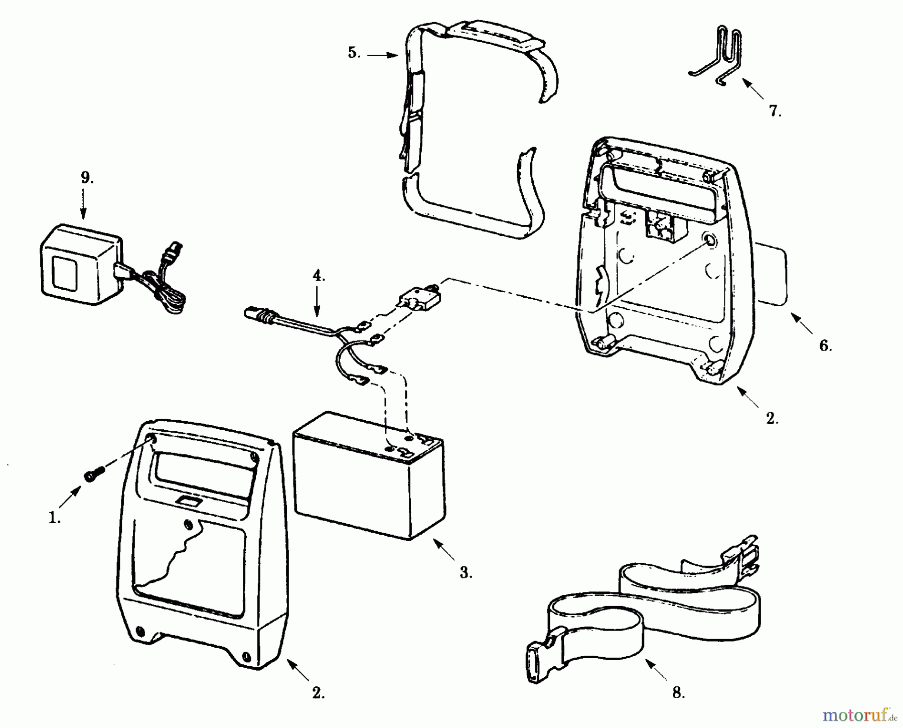 Poulan / Weed Eater Motorsensen, Trimmer CT90-00 - Paramount Cordless Trimmer BATTERY POWER PAC KIT