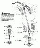 Poulan / Weed Eater CT90-00 - Paramount Cordless Trimmer Ersatzteile TRIMMER ASSEMBLY