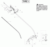 Poulan / Weed Eater FL26 - Weed Eater Featherlite String Trimmer Ersatzteile Cutting Equipment Type 1