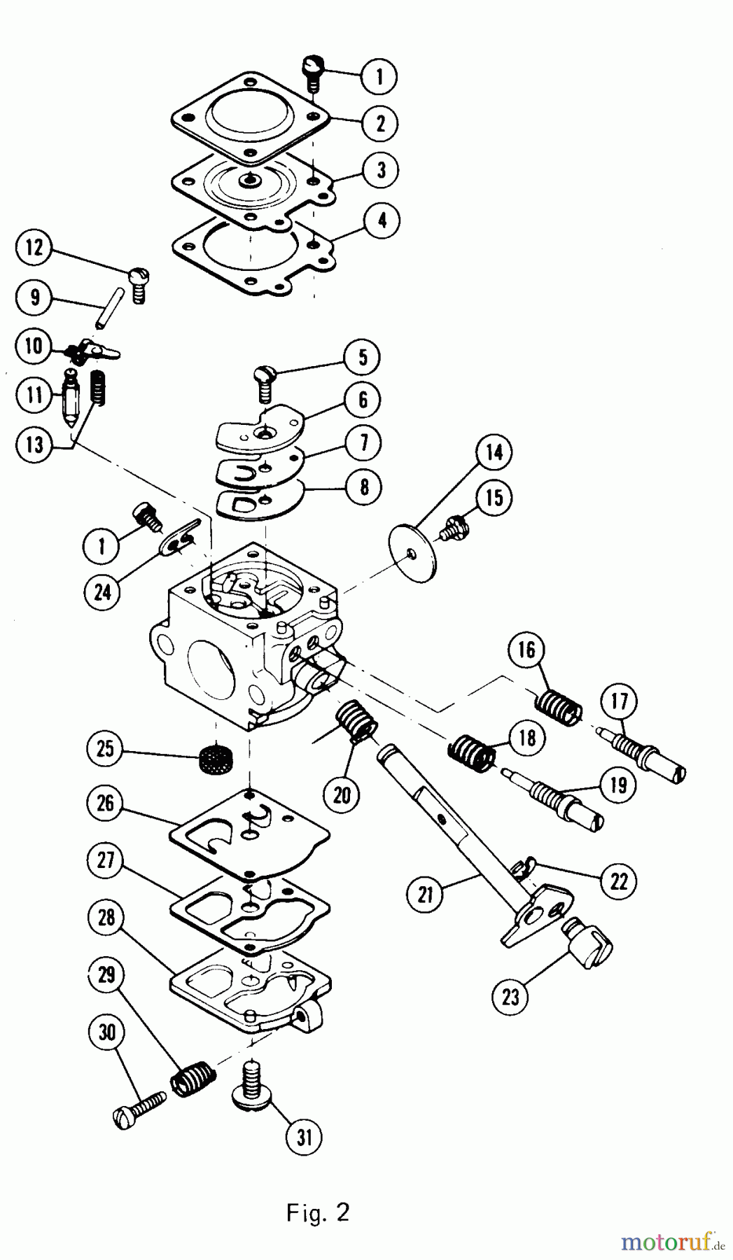 Poulan / Weed Eater Motorsensen, Trimmer GLT900 - Poulan String Trimmer CARBURETOR ASSEMBLY