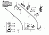 Poulan / Weed Eater LT17 - Weed Eater String Trimmer Ersatzteile DRIVE SHAFT & CUTTING HEAD