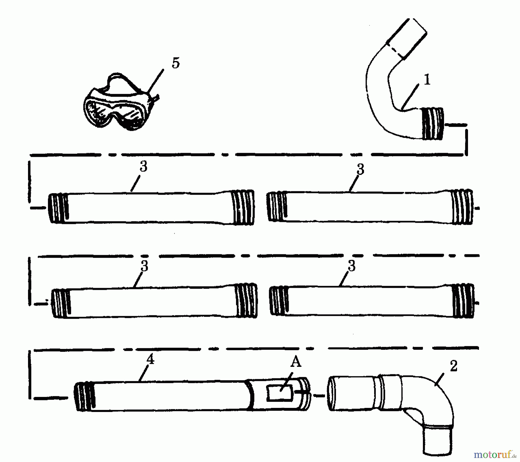 Poulan / Weed Eater Bläser / Sauger / Häcksler / Mulchgeräte PP420 - Poulan Pro Blower GUTTER ATTACHMENT KIT