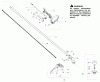 Poulan / Weed Eater P2500 - Poulan String Trimmer Ersatzteile Shaft and Handle