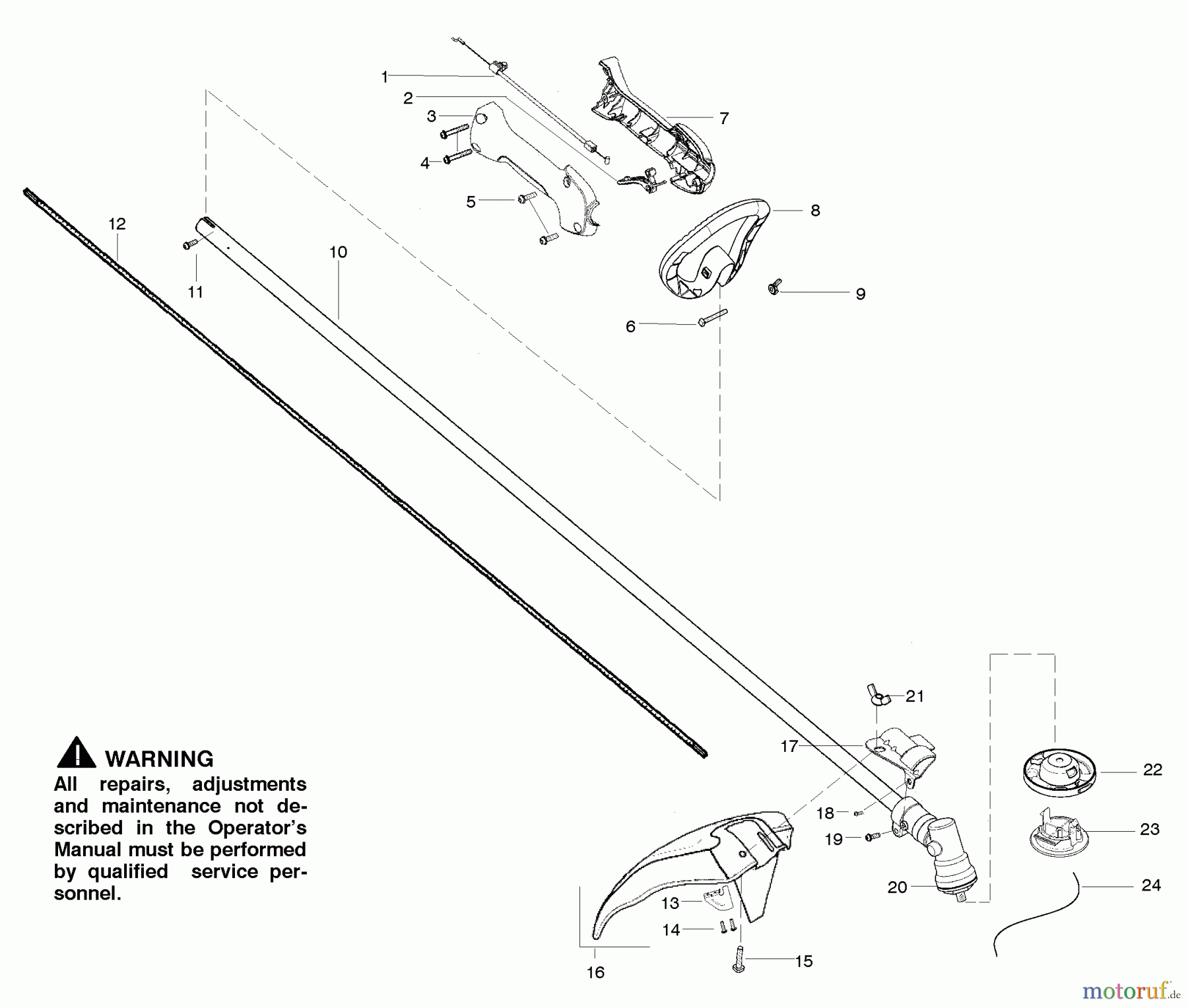 Poulan / Weed Eater Motorsensen, Trimmer P4500F - Poulan String Trimmer Cutting Equipment