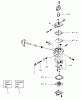 Poulan / Weed Eater PL200 - Weed Eater String Trimmer Ersatzteile Carburetor Assembly (WA226 P/N 530069754), (C1U-W7 P/N 530069971)