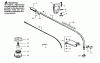 Poulan / Weed Eater PLT2248 - Paramount String Trimmer Ersatzteile CUTTING HEAD & DRIVE SHAFT ASSEMBLIES