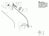 Poulan / Weed Eater PP033 - Poulan Pro String Trimmer Ersatzteile Drive Shaft & Cutting Head