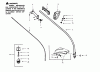 Poulan / Weed Eater PP113 - Poulan Pro String Trimmer Ersatzteile DRIVE SHAFT & CUTTING HEAD