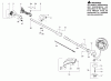 Poulan / Weed Eater PP135 - Poulan Pro String Trimmer Ersatzteile Handle & Shaft Assembly
