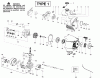 Poulan / Weed Eater PP136E (Type 1) - Poulan Pro String Trimmer Ersatzteile Engine Assembly Type 1