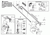 Poulan / Weed Eater PP165 - Poulan Pro String Trimmer Ersatzteile CUTTING HEAD & DRIVE SHAFT