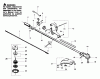 Poulan / Weed Eater PP176 - Poulan Pro String Trimmer Ersatzteile Drive Shaft & Cutting Head