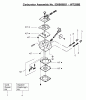 Poulan / Weed Eater PP196 - Poulan Pro String Trimmer Ersatzteile Carburetor Assembly P/N 530069651