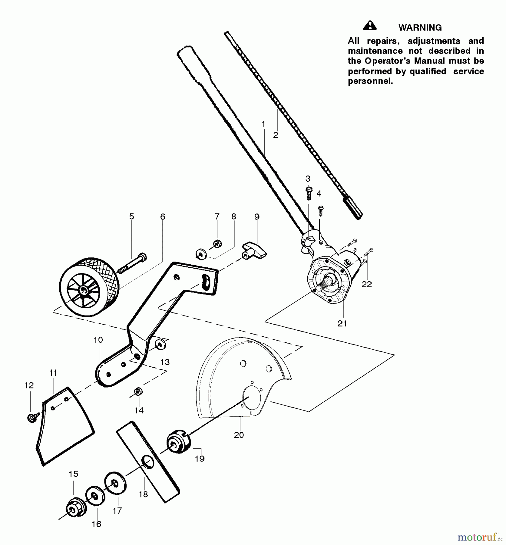Poulan / Weed Eater Motorsensen, Trimmer PP25E - Poulan Pro String Trimmer Drive Shaft Assembly