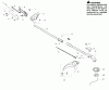 Poulan / Weed Eater PP25SFA (967185701) - Poulan Pro String Trimmer (2013-06) Ersatzteile SHAFT HANDLE